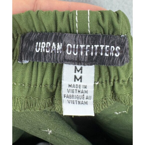 Urban Outfitters Nylon Skate Fit Carpenter Pants green 90s sz M - Picture 3 of 9